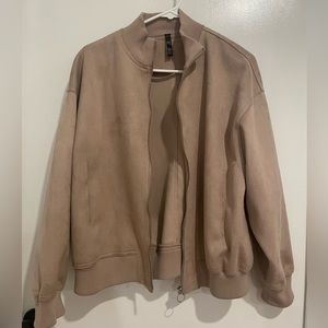 Zara_ suede jacket, trf collection! Very soft! Feels cozy!